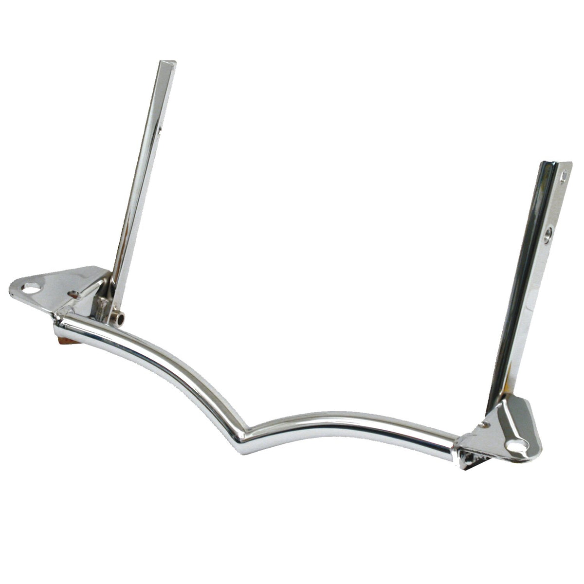 V-bracket spotlamp/passing lamp mounting bar. Chrome