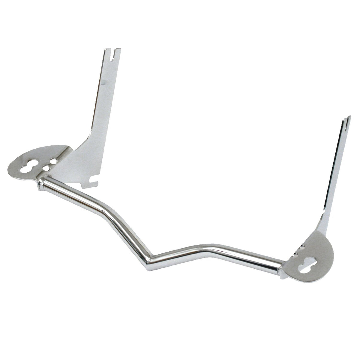 V-bracket spotlamp/passing lamp mounting bar. Chrome