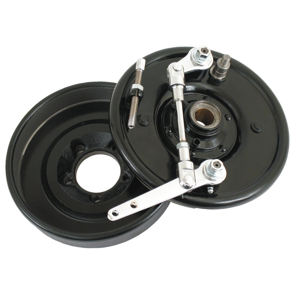 Front drum brake kit, double cam. Black