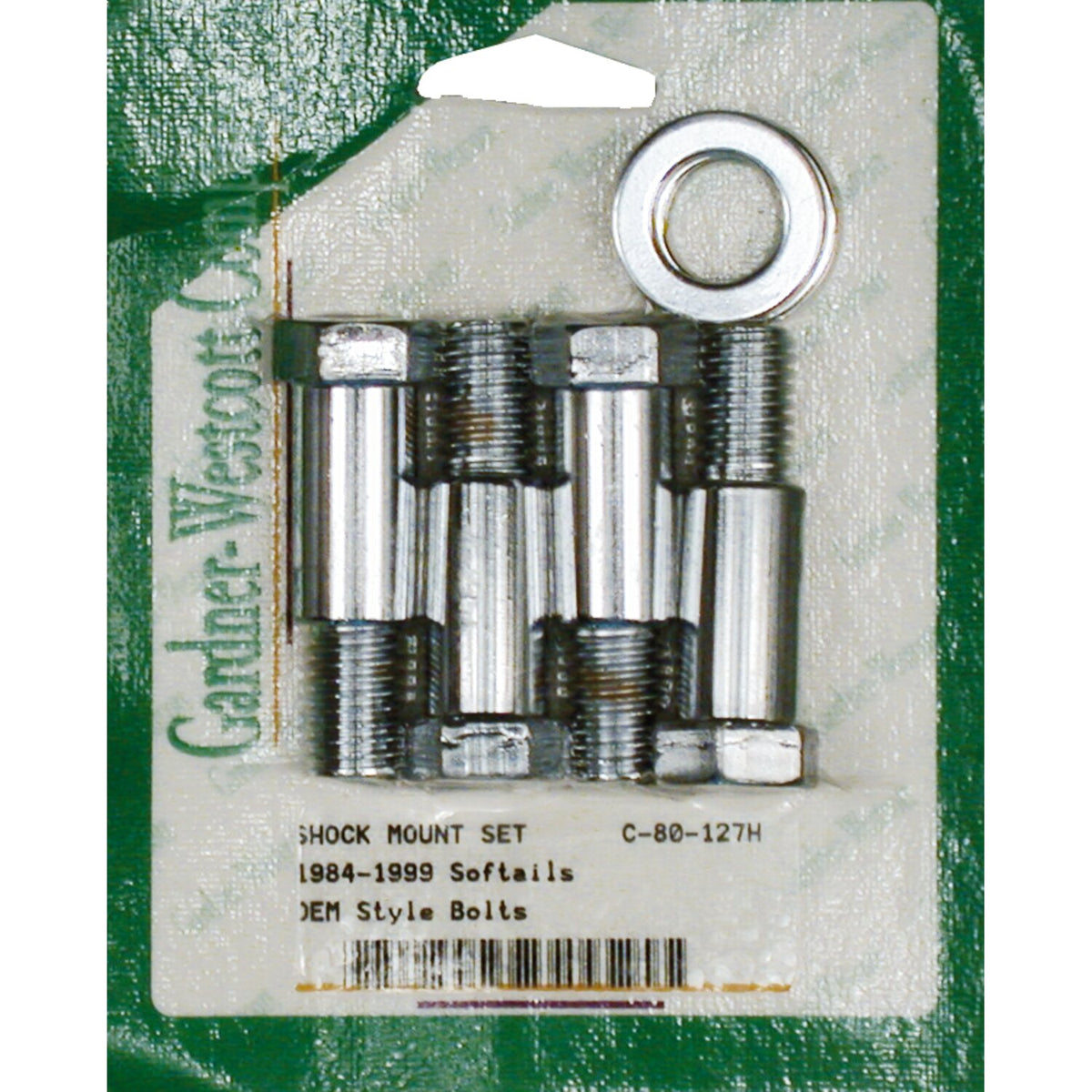 Shock mounting kit, chrome