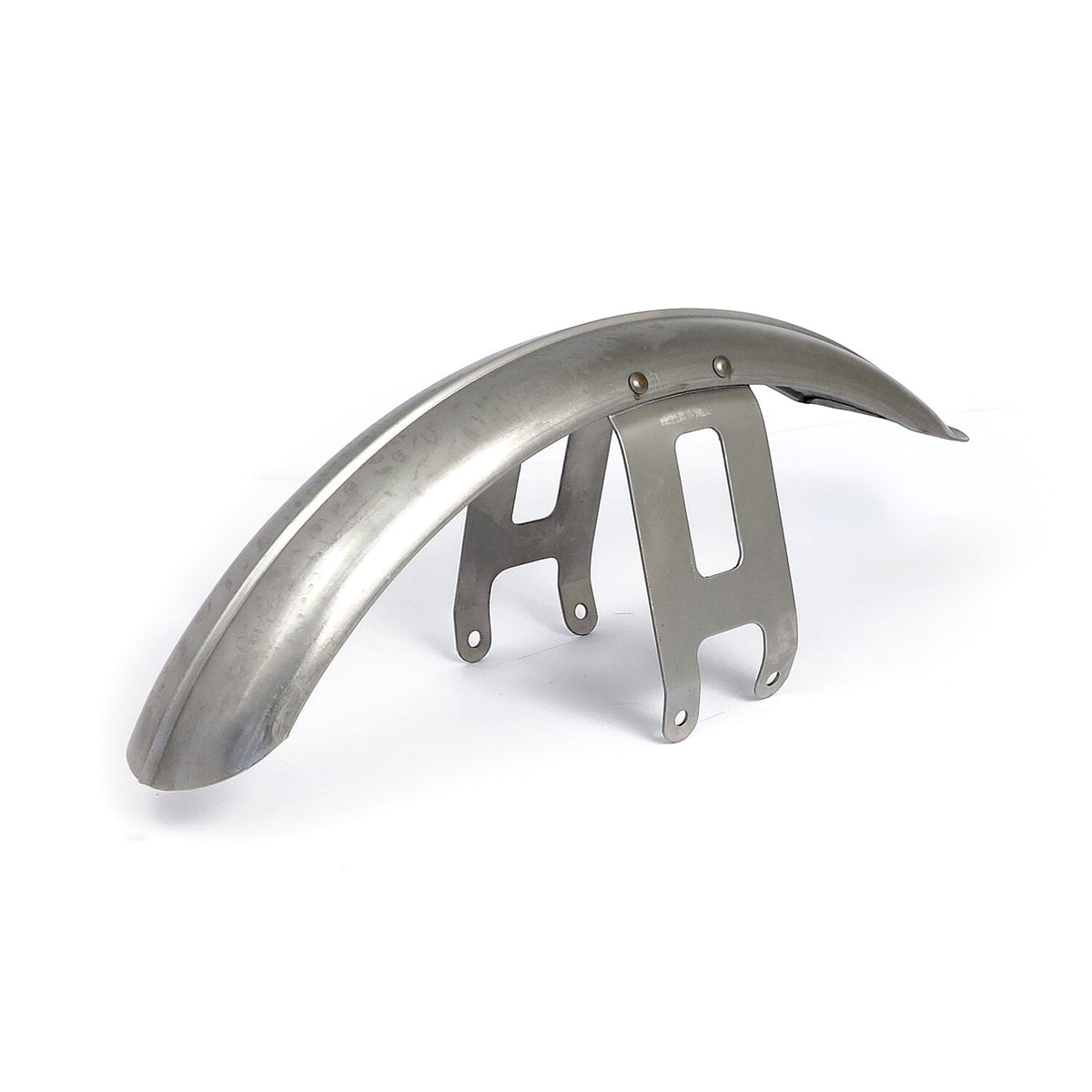49-84 FL custom narrow front fender. Raw steel, ribbed