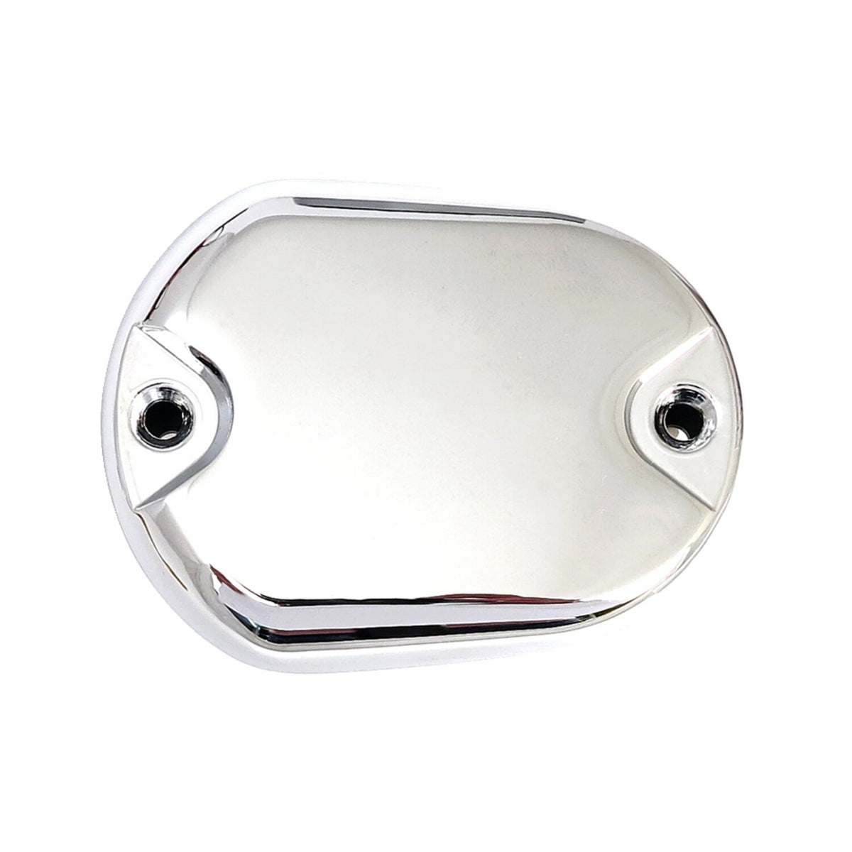 Handlebar master brake cylinder cover. Chrome
