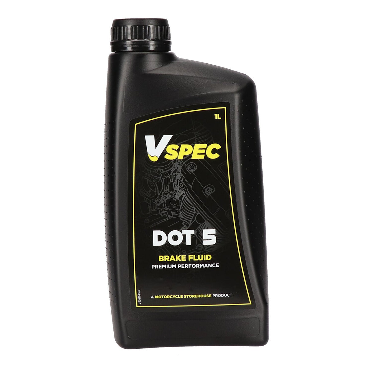 Vspec, Brake fluid DOT 5 Silicone. 1 liter.