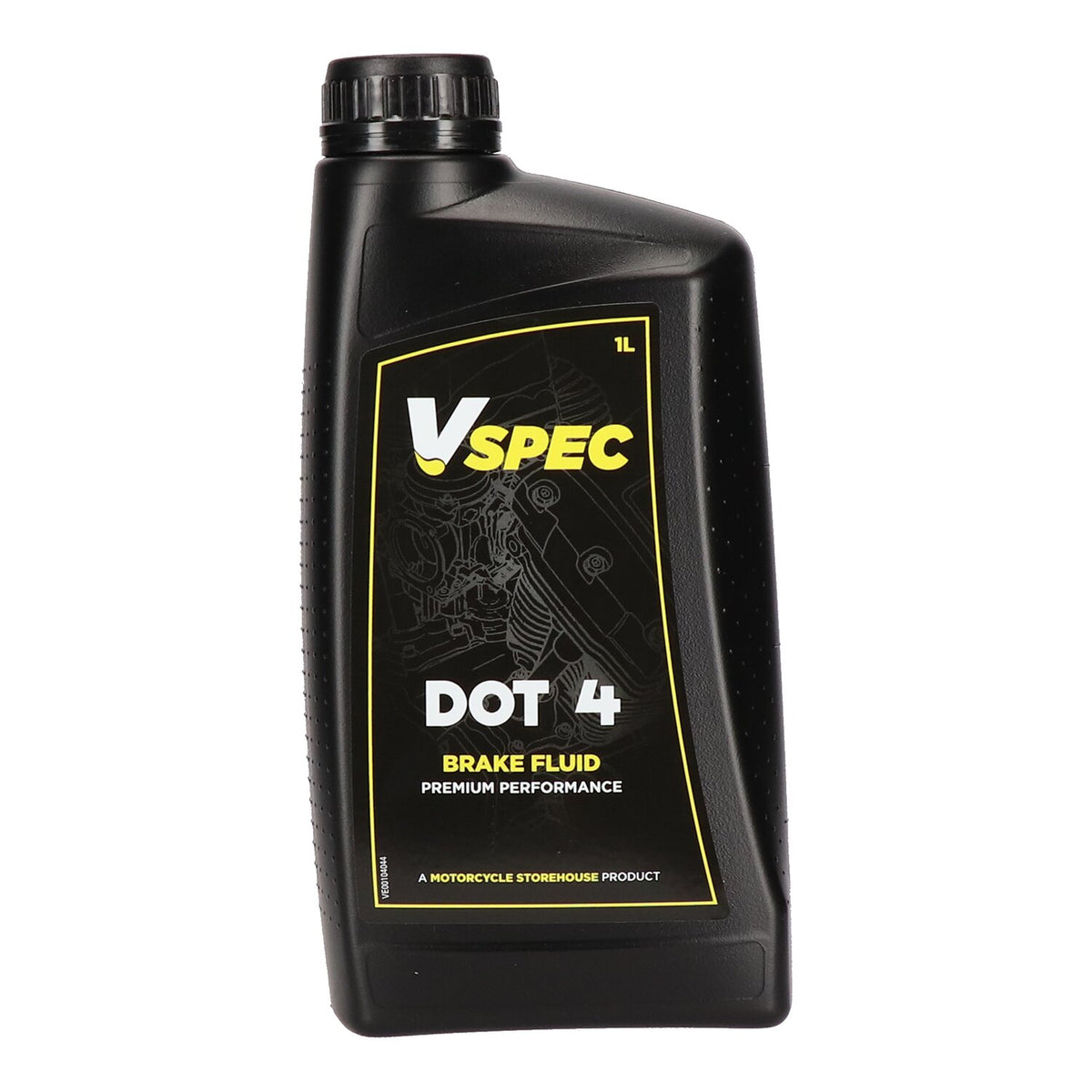 Vspec, brake fluid DOT 4. 1 liter