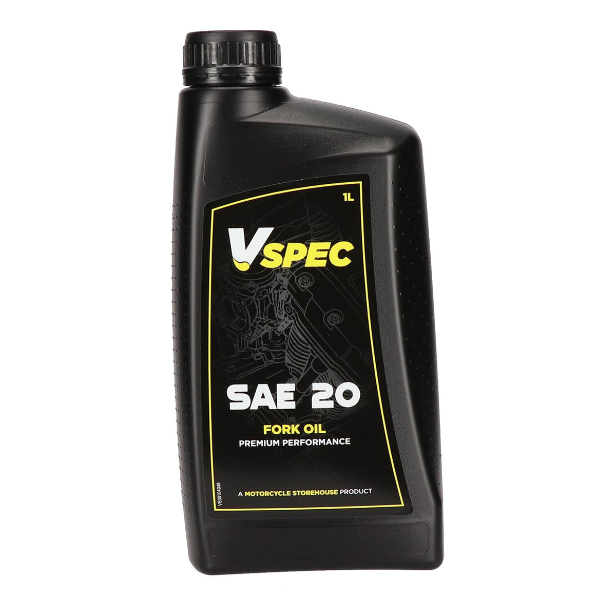 Vspec, SAE 20W fork oil. 1 liter.