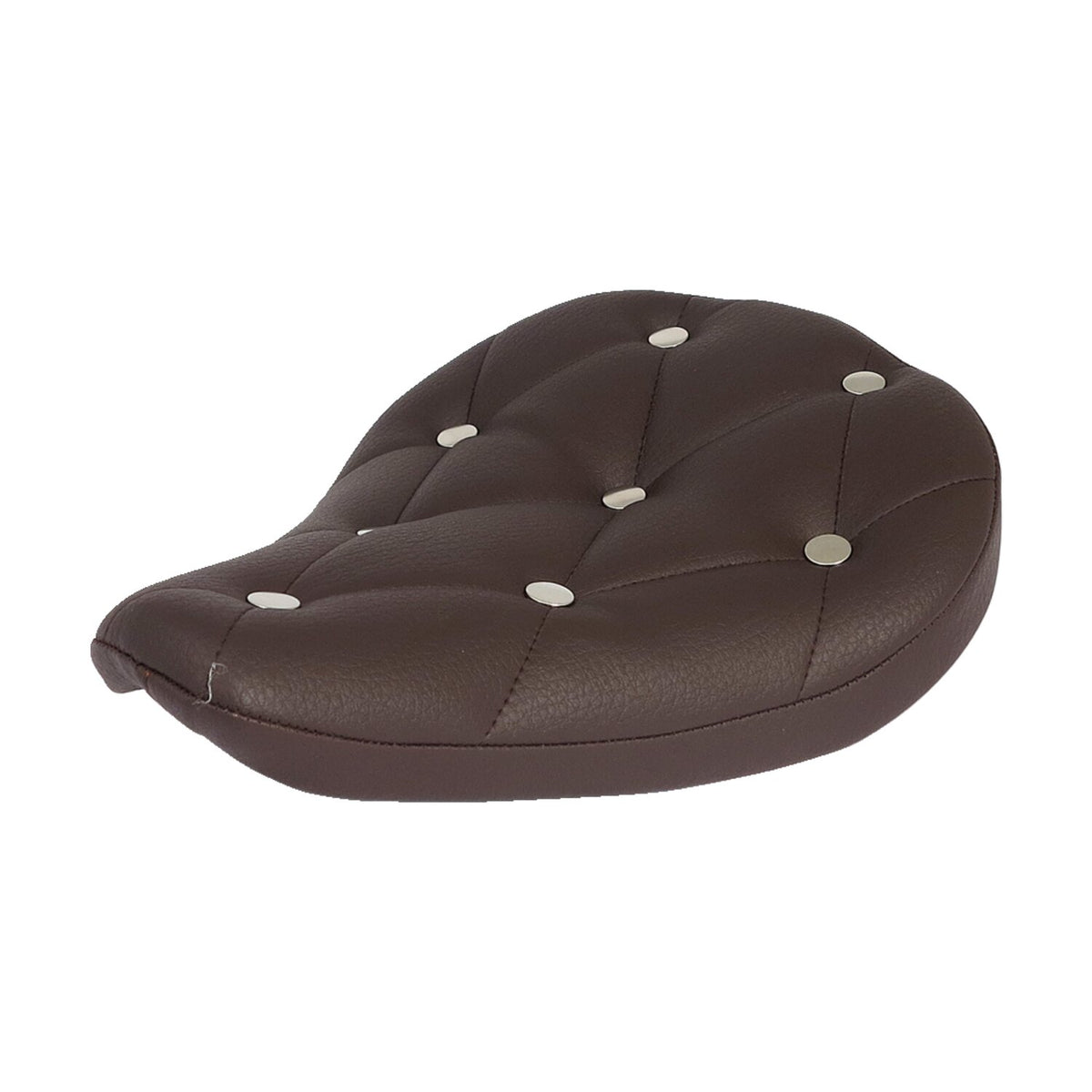 Fitzz, custom solo seat. Brown/rivets. Small. 4cm thick