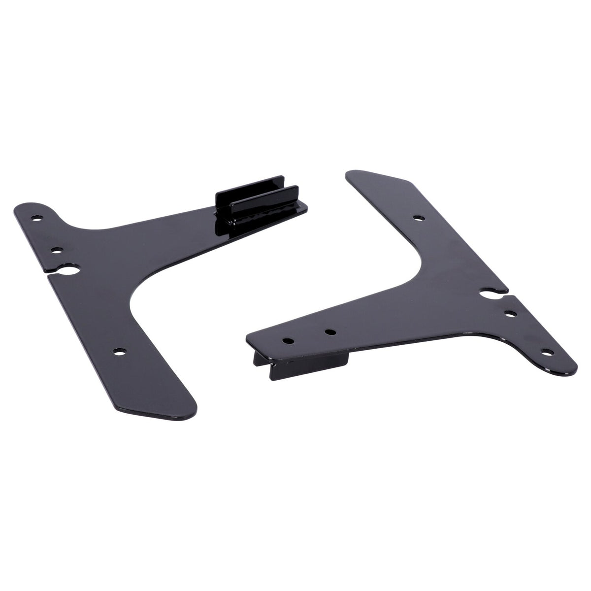 Sissybar side plates rigid mount