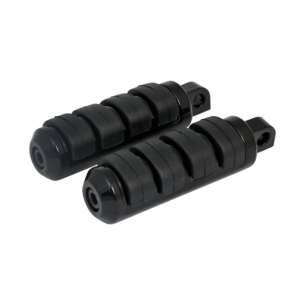 Comfort foot pegs. Small diameter. Black