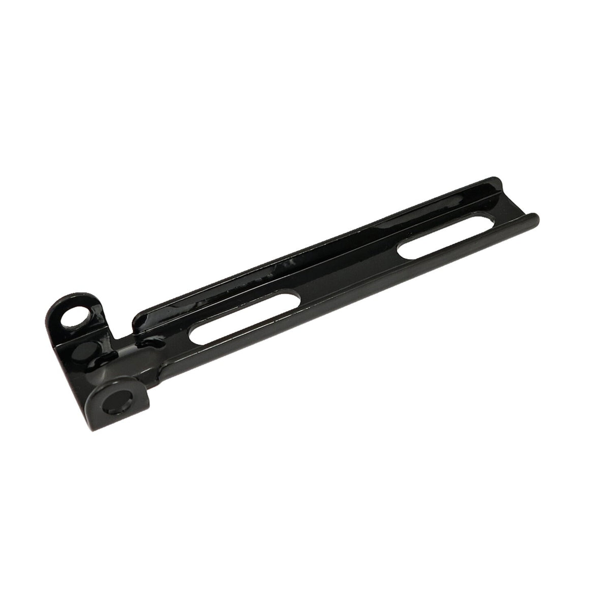 Universal solo seat hinge, square mount. Black