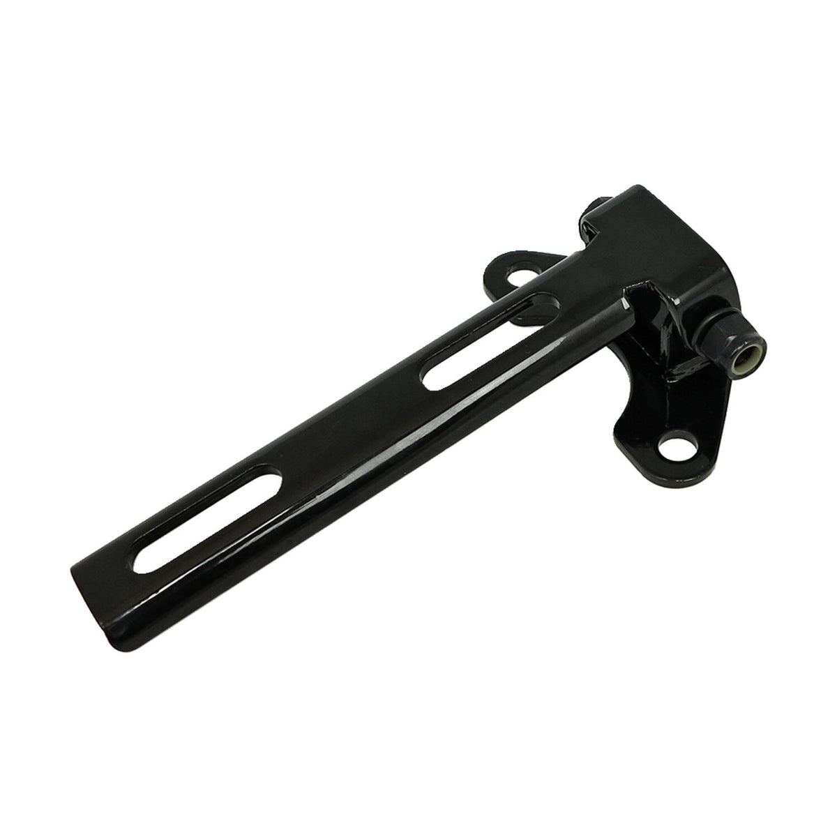 Universal solo seat hinge, square mount. Black