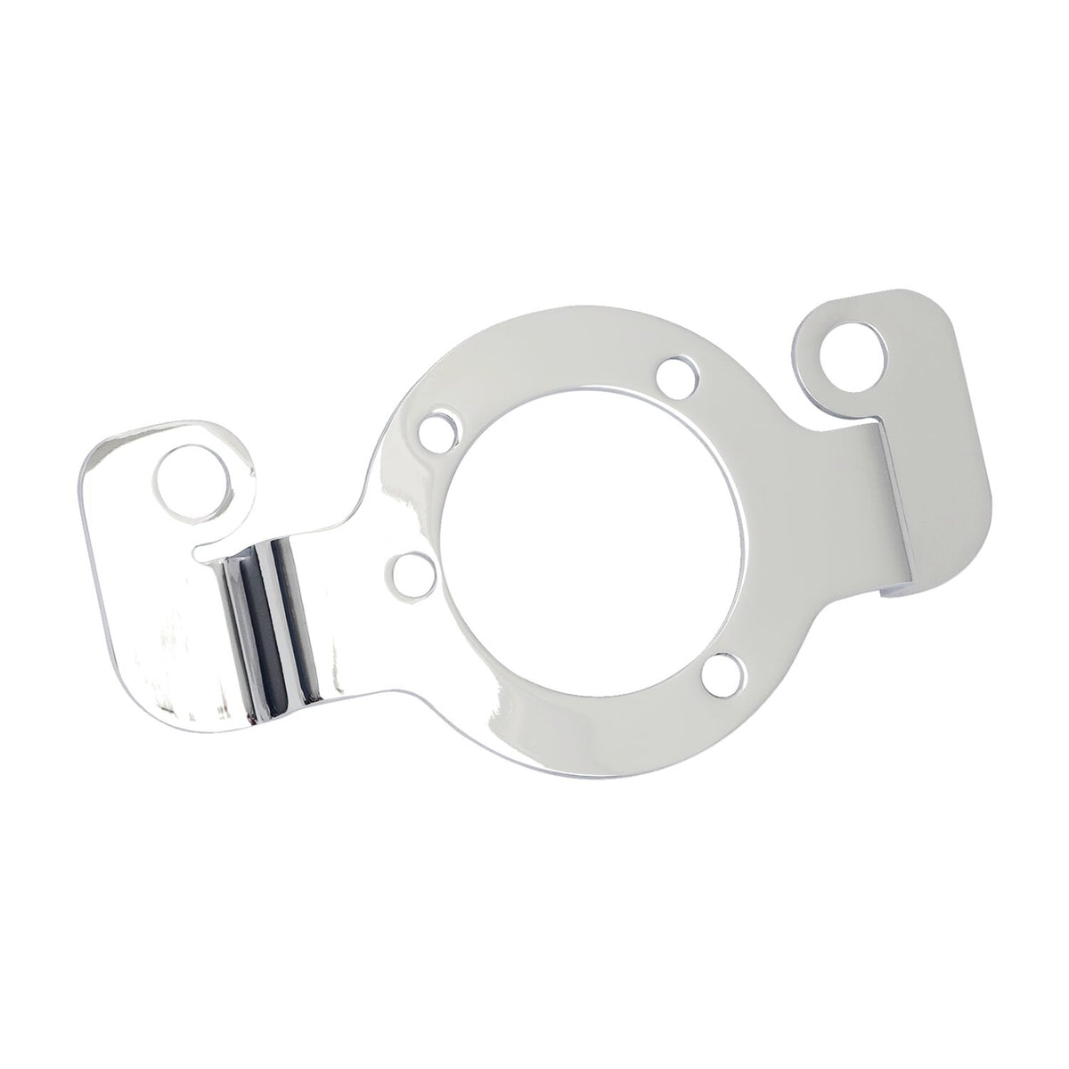 Air cleaner adapter bracket. Chrome