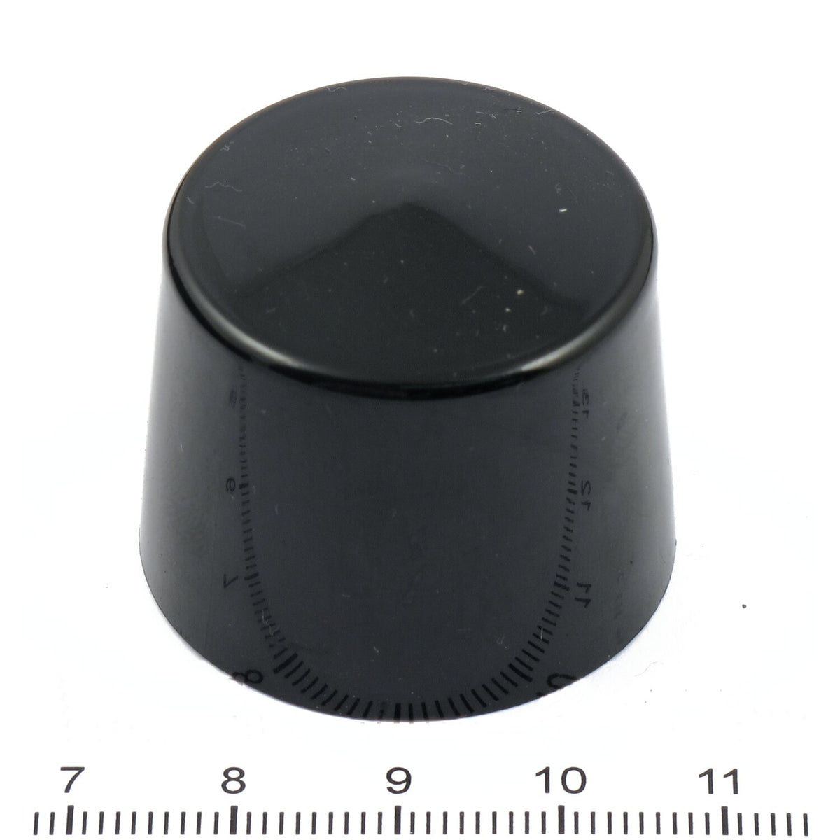 Smoothtopps push-on bolt covers 1" hex bolts/nuts. Black