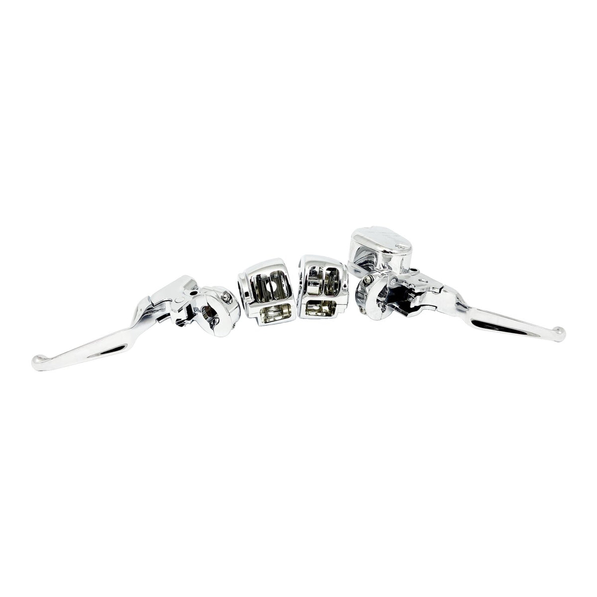 Handlebar control kit chrome