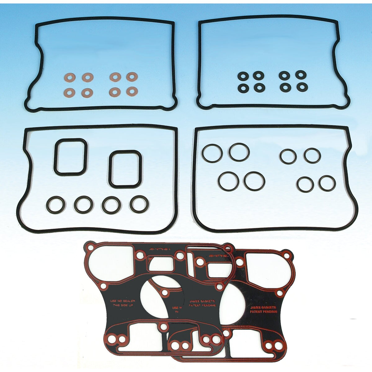 James, rocker cover gasket kit. Evo B.T. RCM