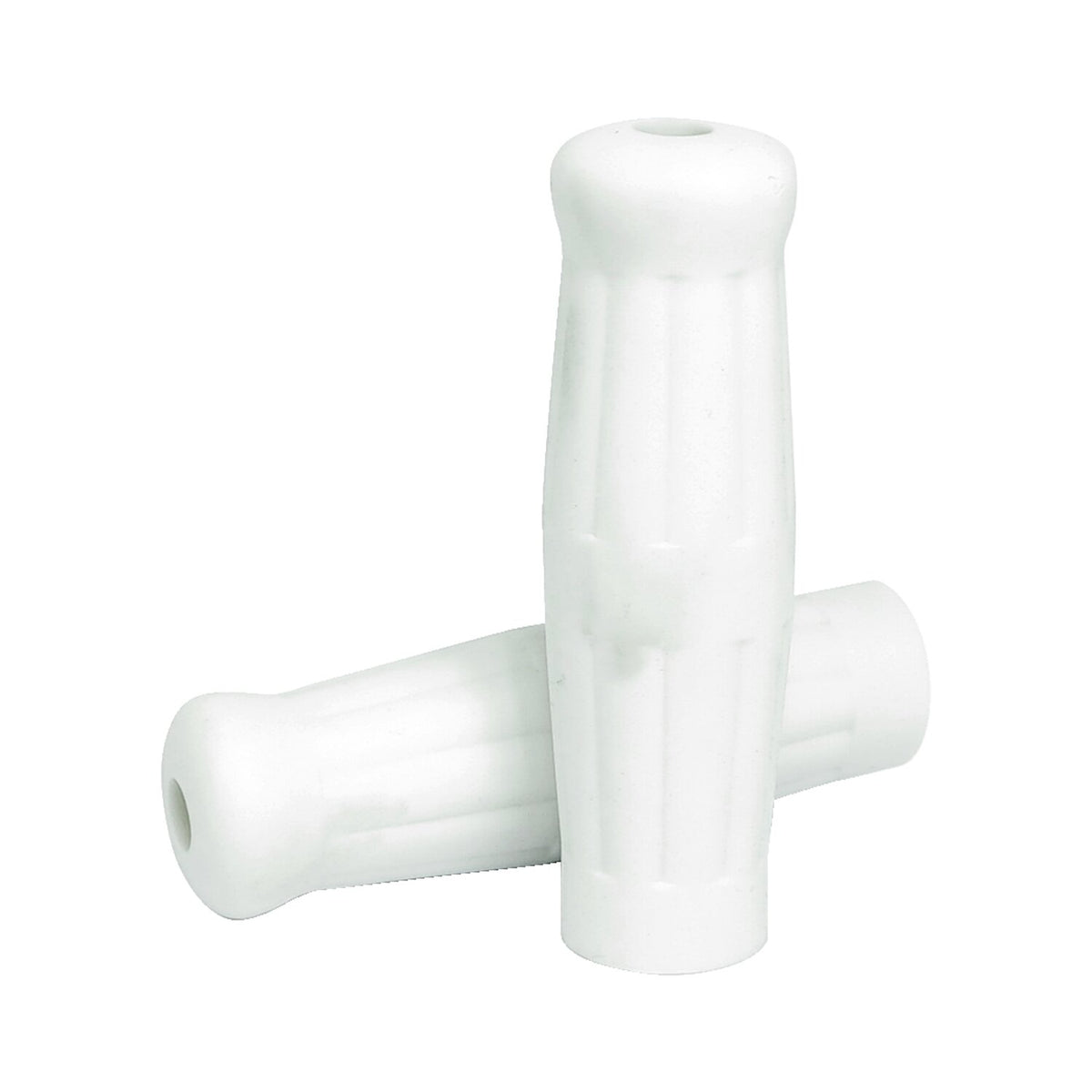 Vintage style 7/8" grips white