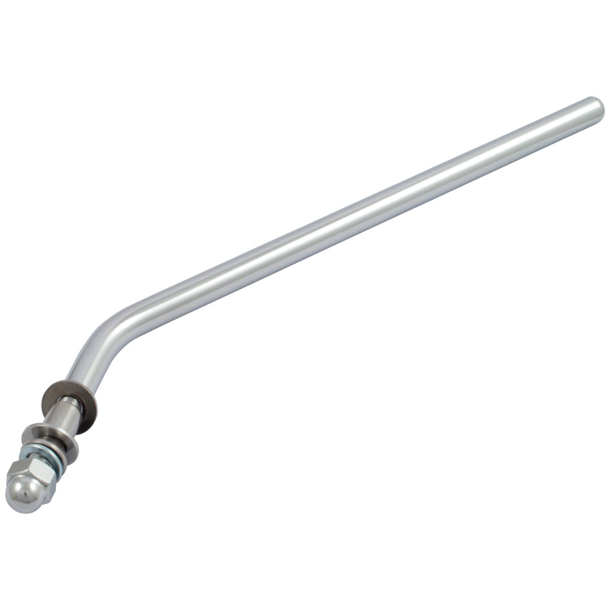 Replacement mirror stem, long. Chrome