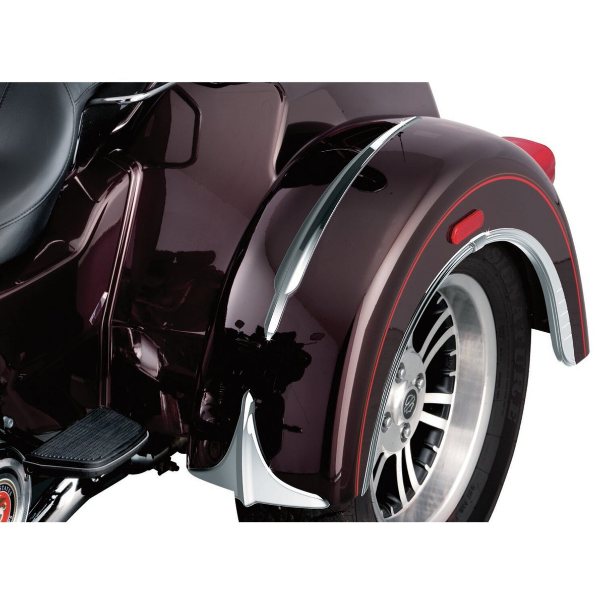 Kuryakyn, Trike rear fender accents. Chrome