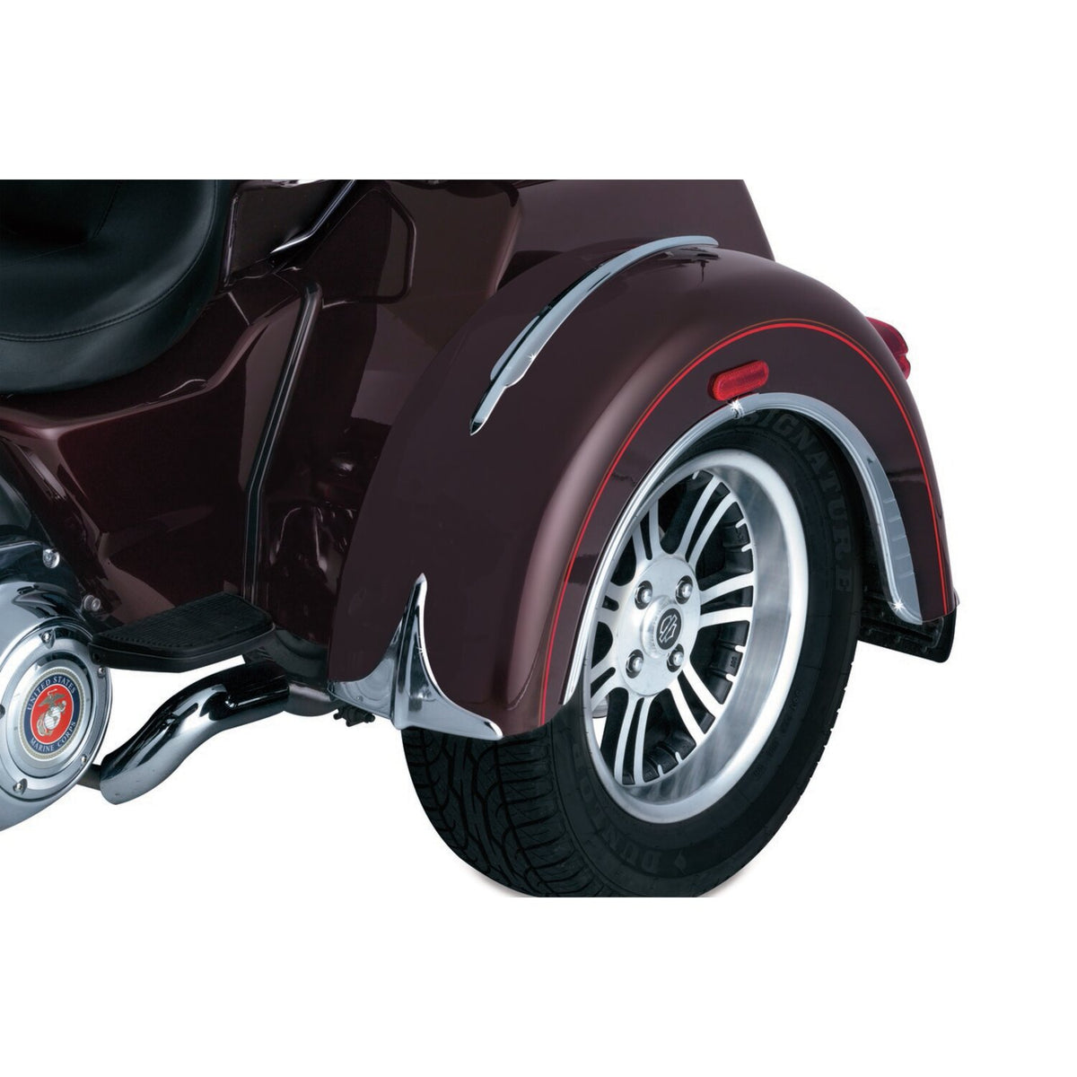 Kuryakyn, Trike rear fender accents. Chrome
