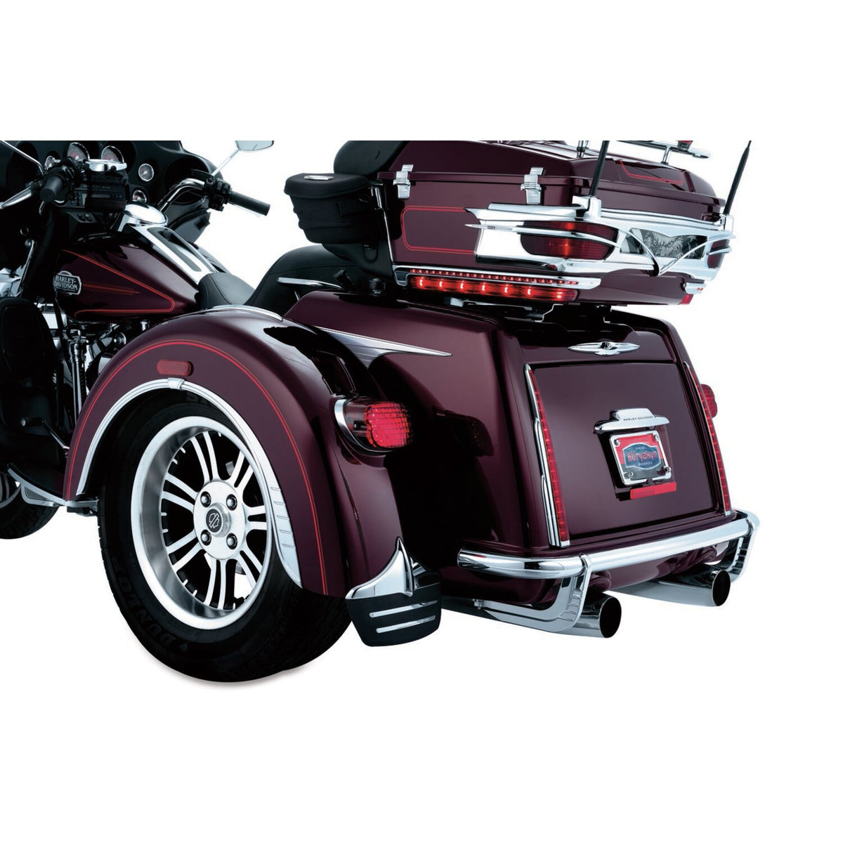 Kuryakyn, Trike mud flaps. Chrome