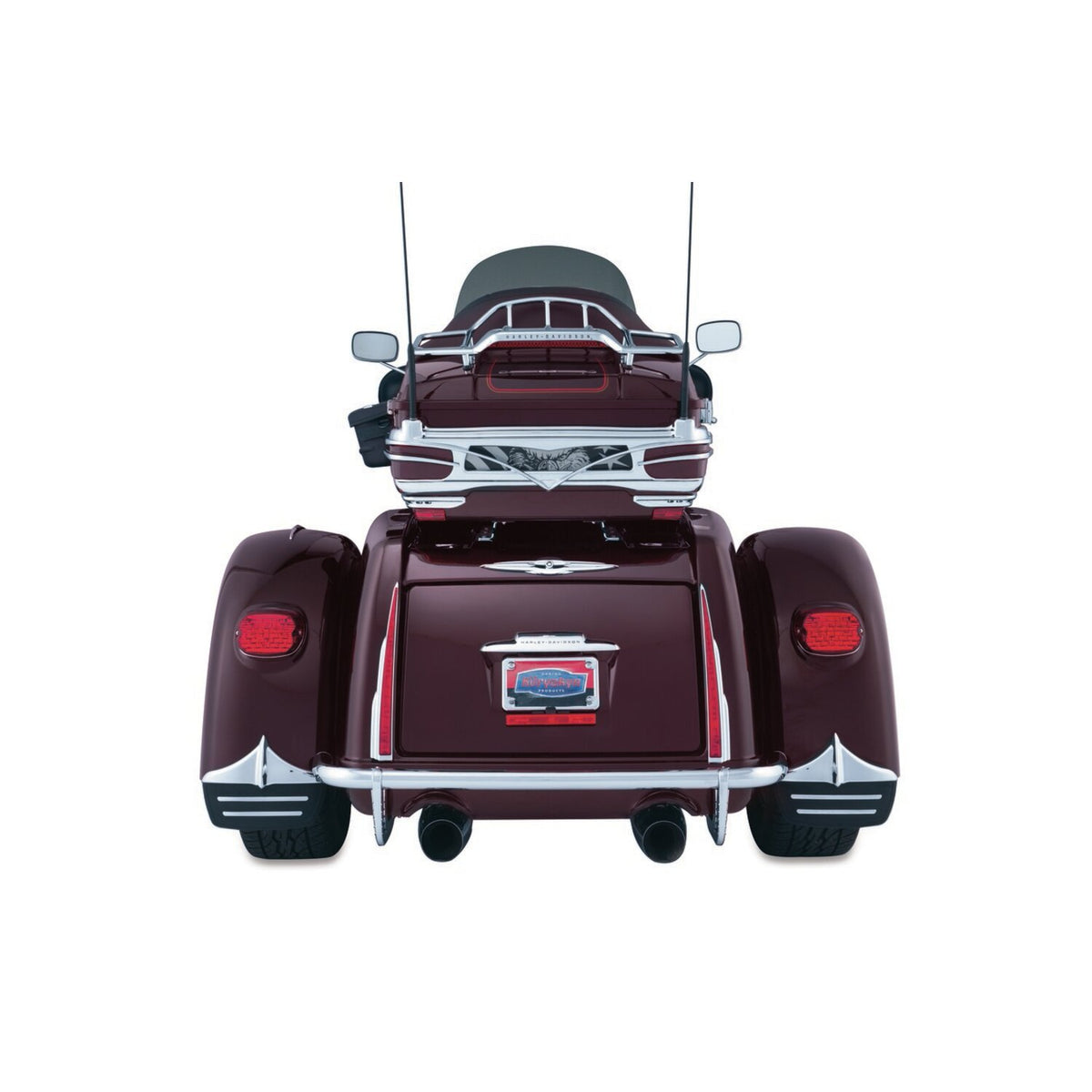Kuryakyn, Trike mud flaps. Chrome