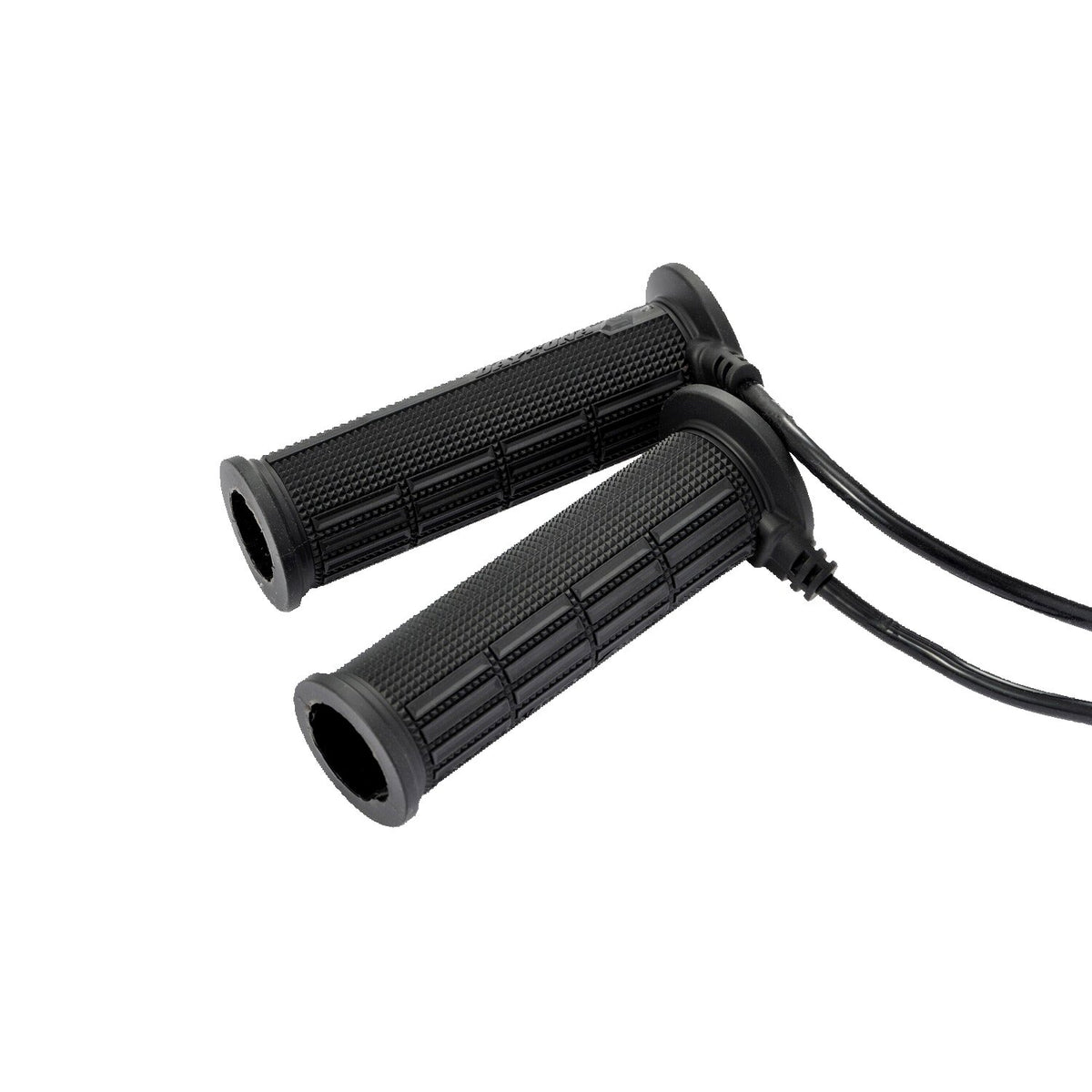 Daytona, heated grips, for 7/8" (22mm) handlebars. Black