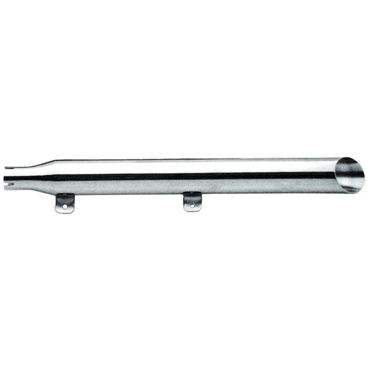 Paughco, 3" Slash-cut Cruiser muffler. 30". Left