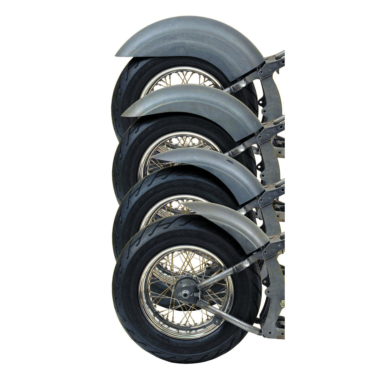 BK, Stiletto rear fender. Short. 220mm wide. 14"-18"