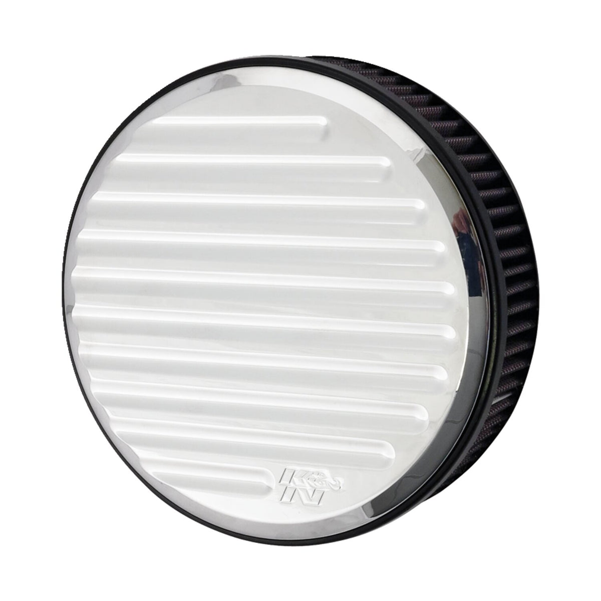 K&N street metal high-flow air intake Grind, chrome