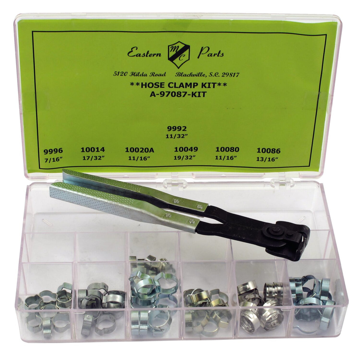 Crimp style hose clamp & plier set