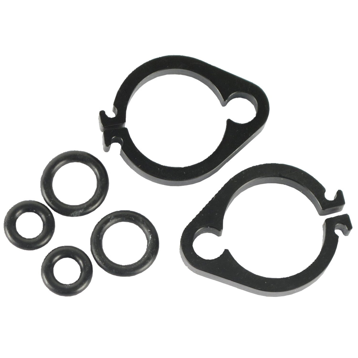 Clutch cable clamps