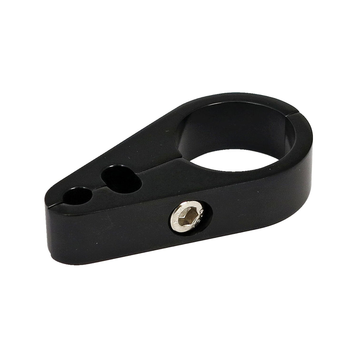 2-Piece frame cable clamp. Throttle/Idle/Brake. Black
