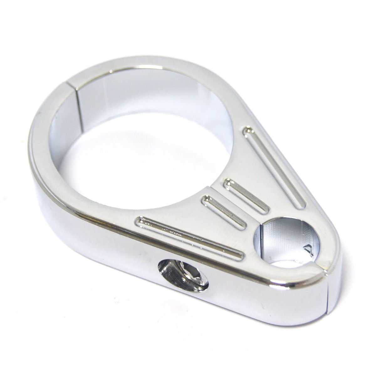 Clutch cable clamps, slotted