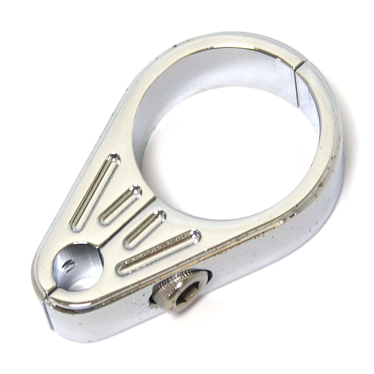 Throttle cable clamps, slotted