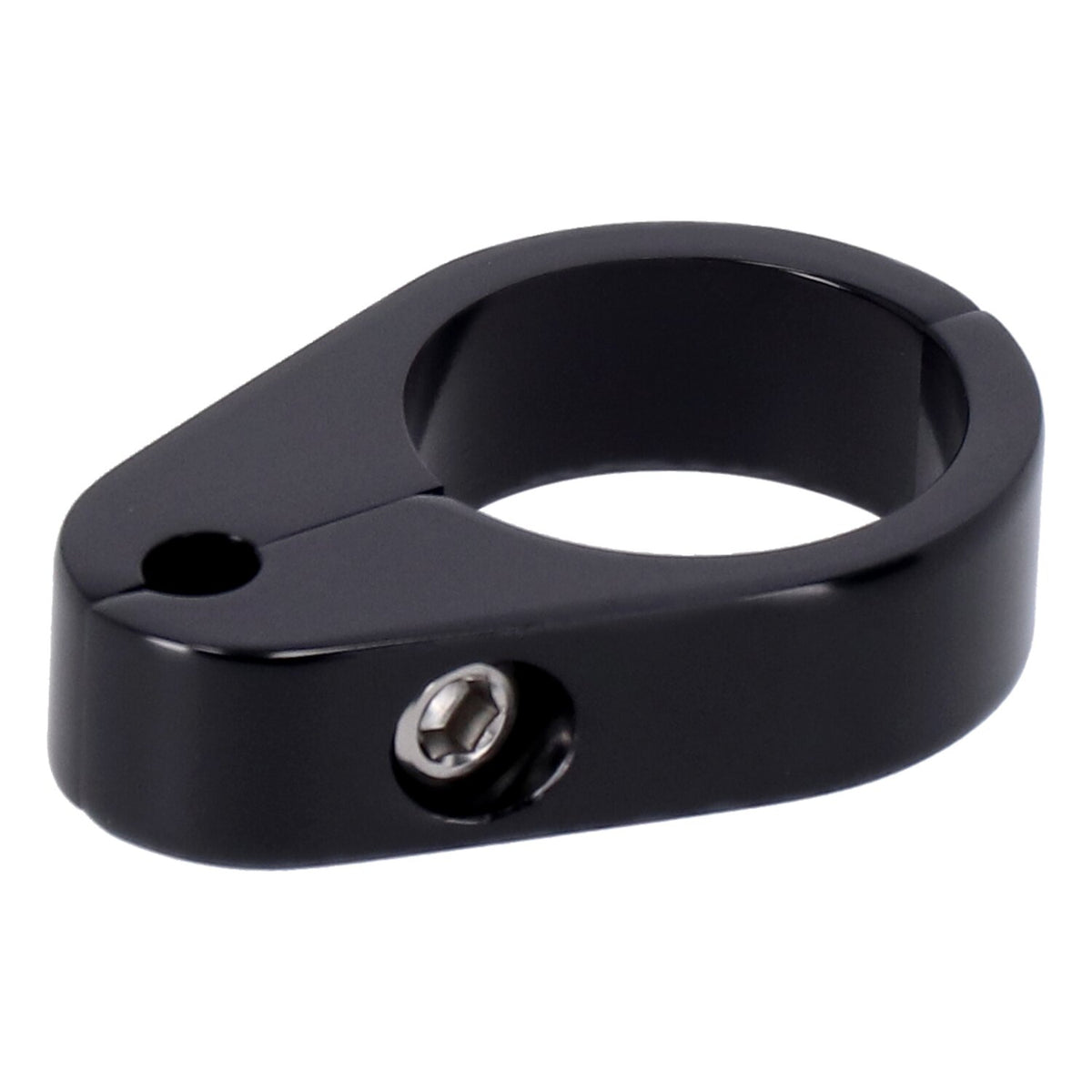 2-piece frame cable clamp. Throttle. Black