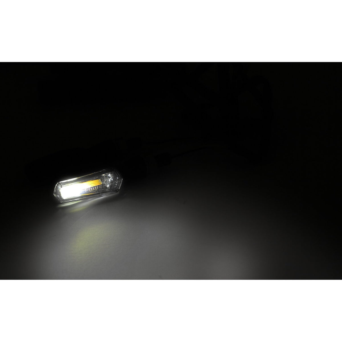 Cob, LED turn signal / running light combo. Black