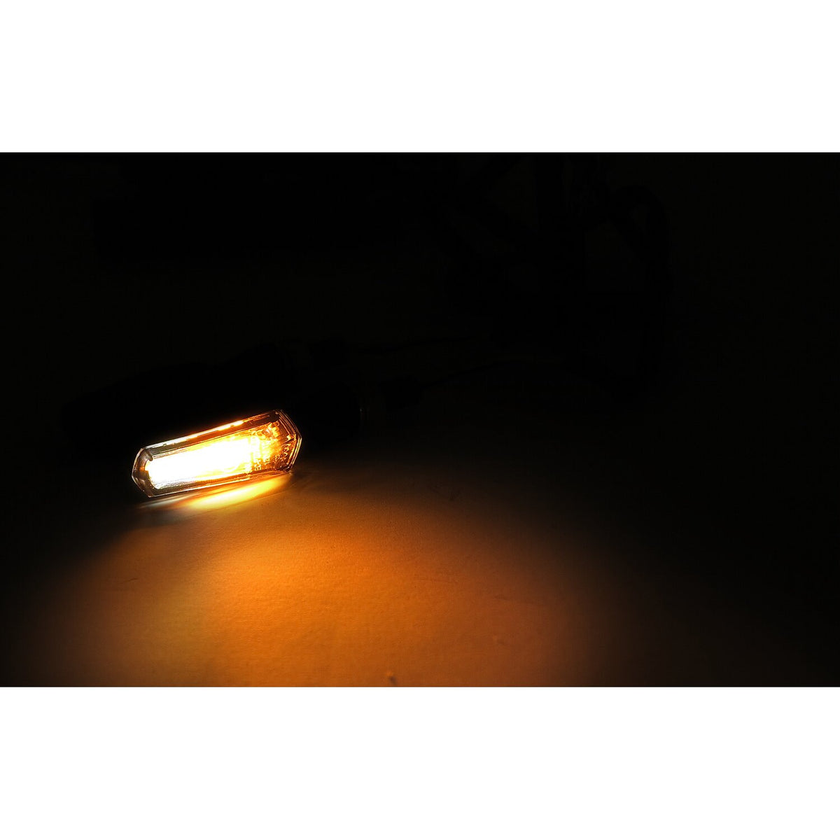 Cob, LED turn signal / running light combo. Black