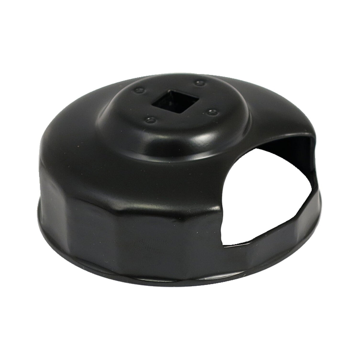 Oil filter wrench, 3/8" drive with cut-out