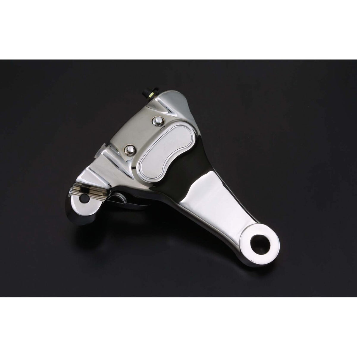 Brake caliper & bracket assembly, rear. Chrome