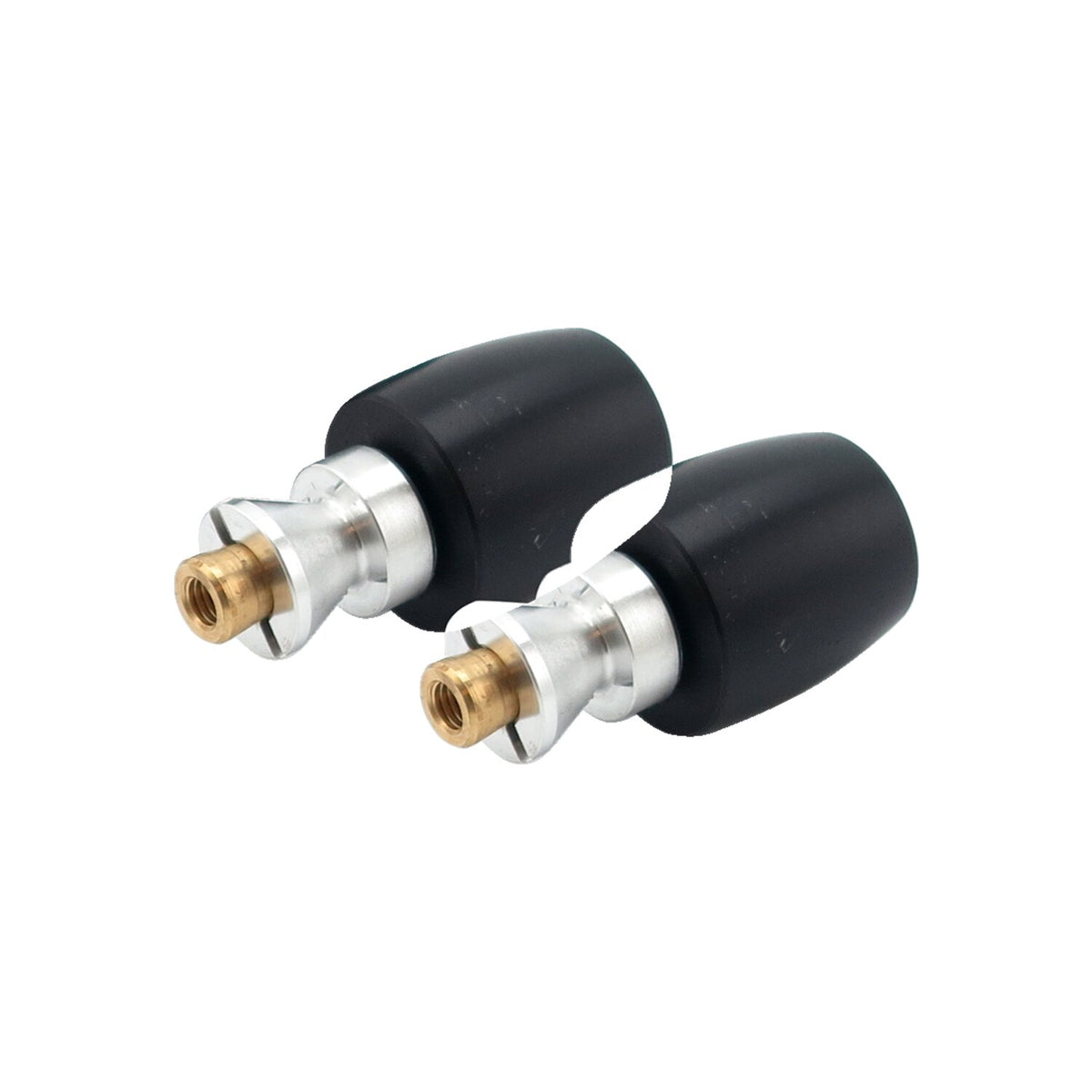 TRW, Classic bar ends for 22mm aluminum handlebars. Black