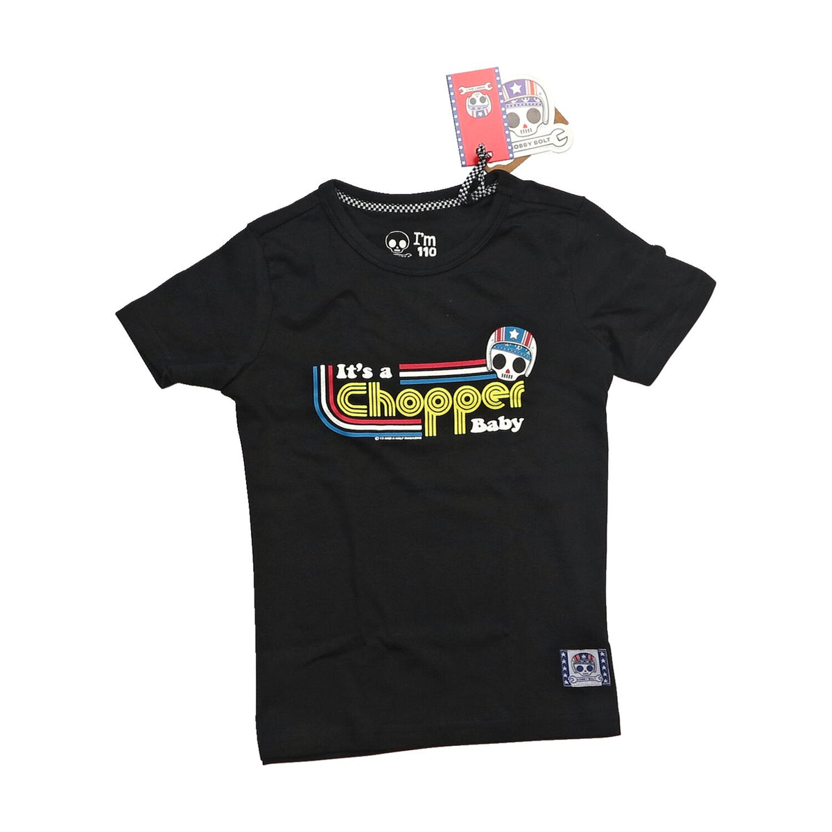 Bobby Bolt It's a chopper baby t-shirt