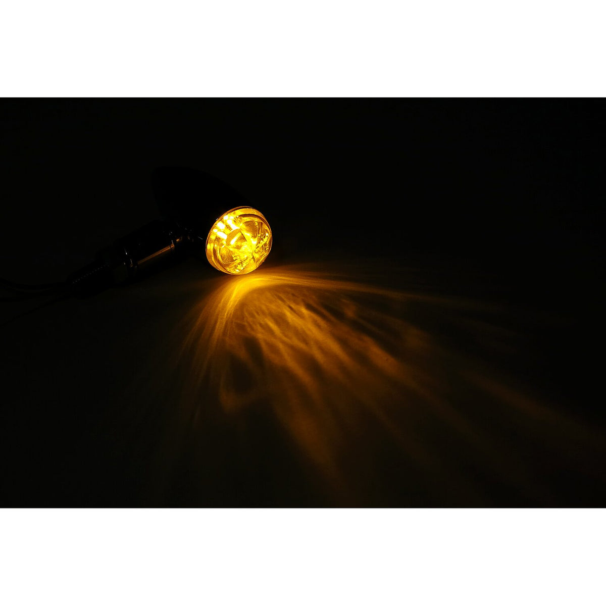 Micro bullet LED turn signals, chrome