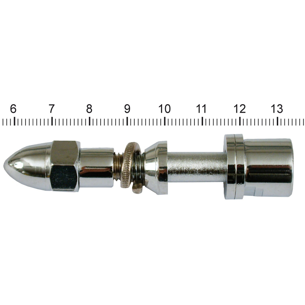 Mirror adapter M10 to H-D. Chrome