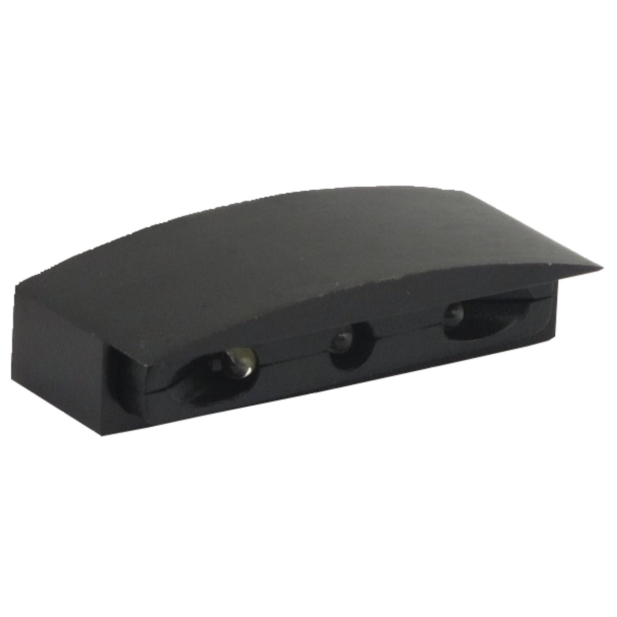 Micro LED license plate light, black housing