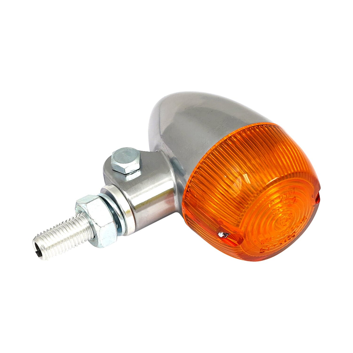 Bullet light turn signal ECE appr. Polished