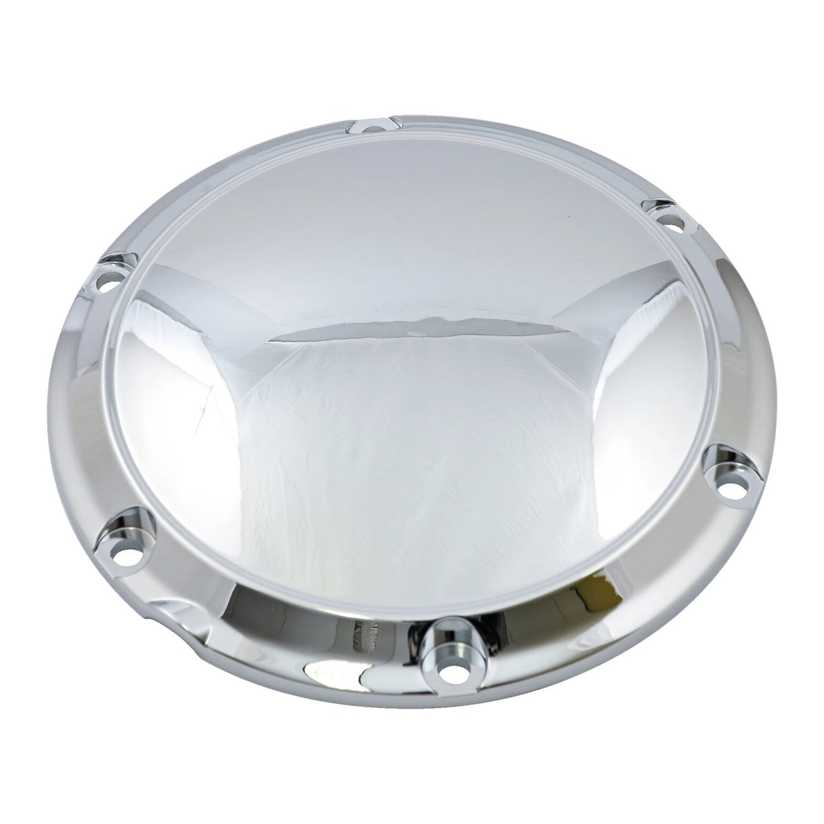 Derby cover, stepped. Chrome
