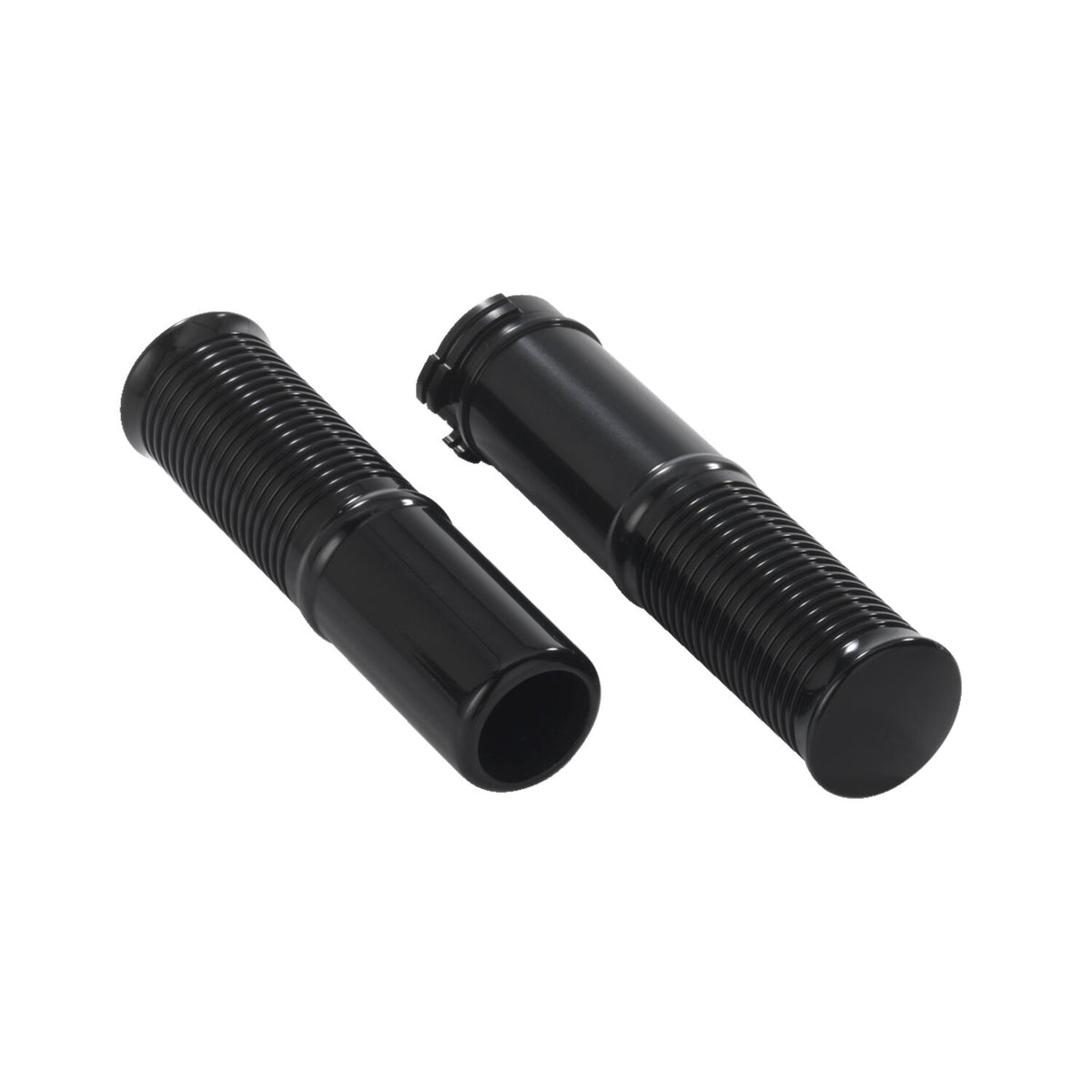 Kustom Tech, FL handlebar grip set. Black anodized