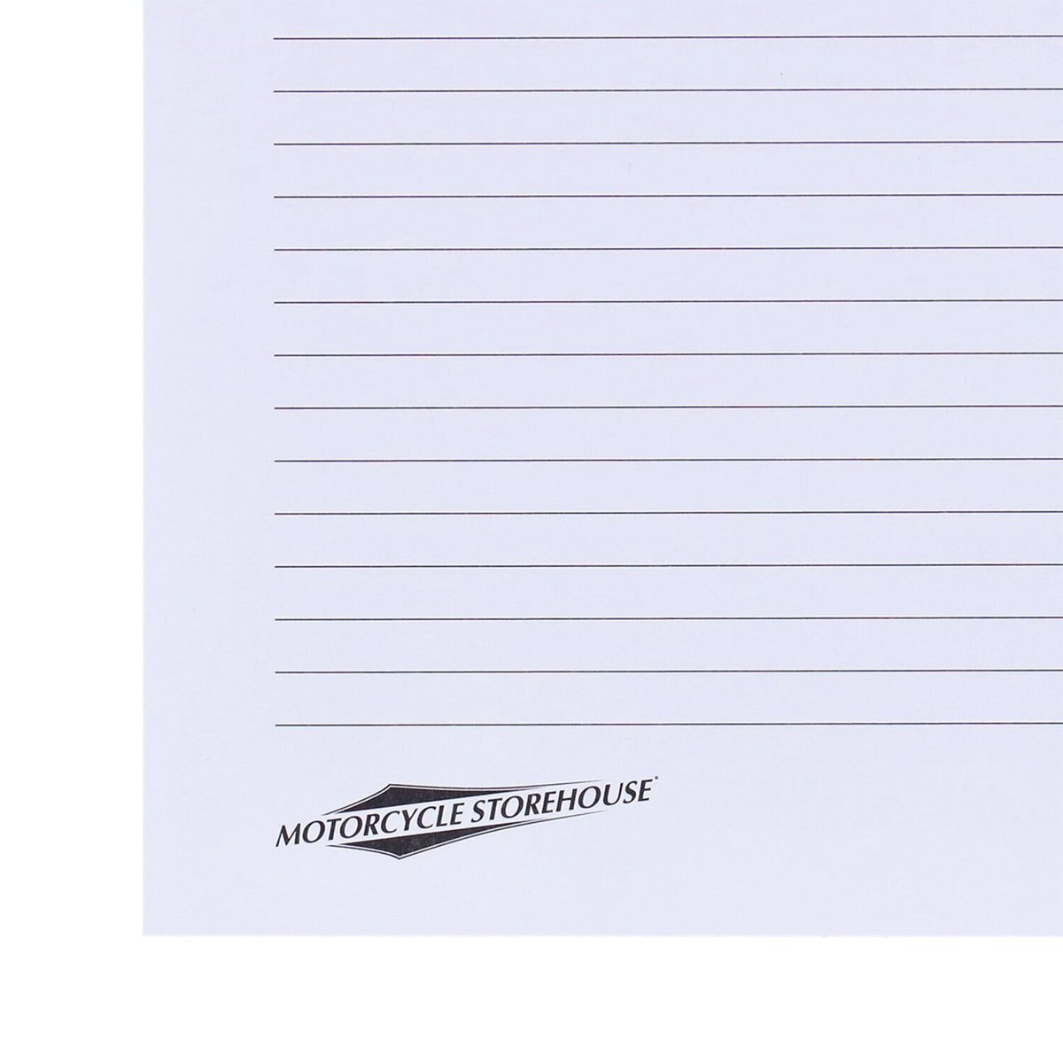 Motorcycle storehouse, Notepad A4