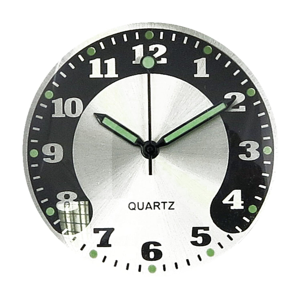 Handlebar mounted clock. Black