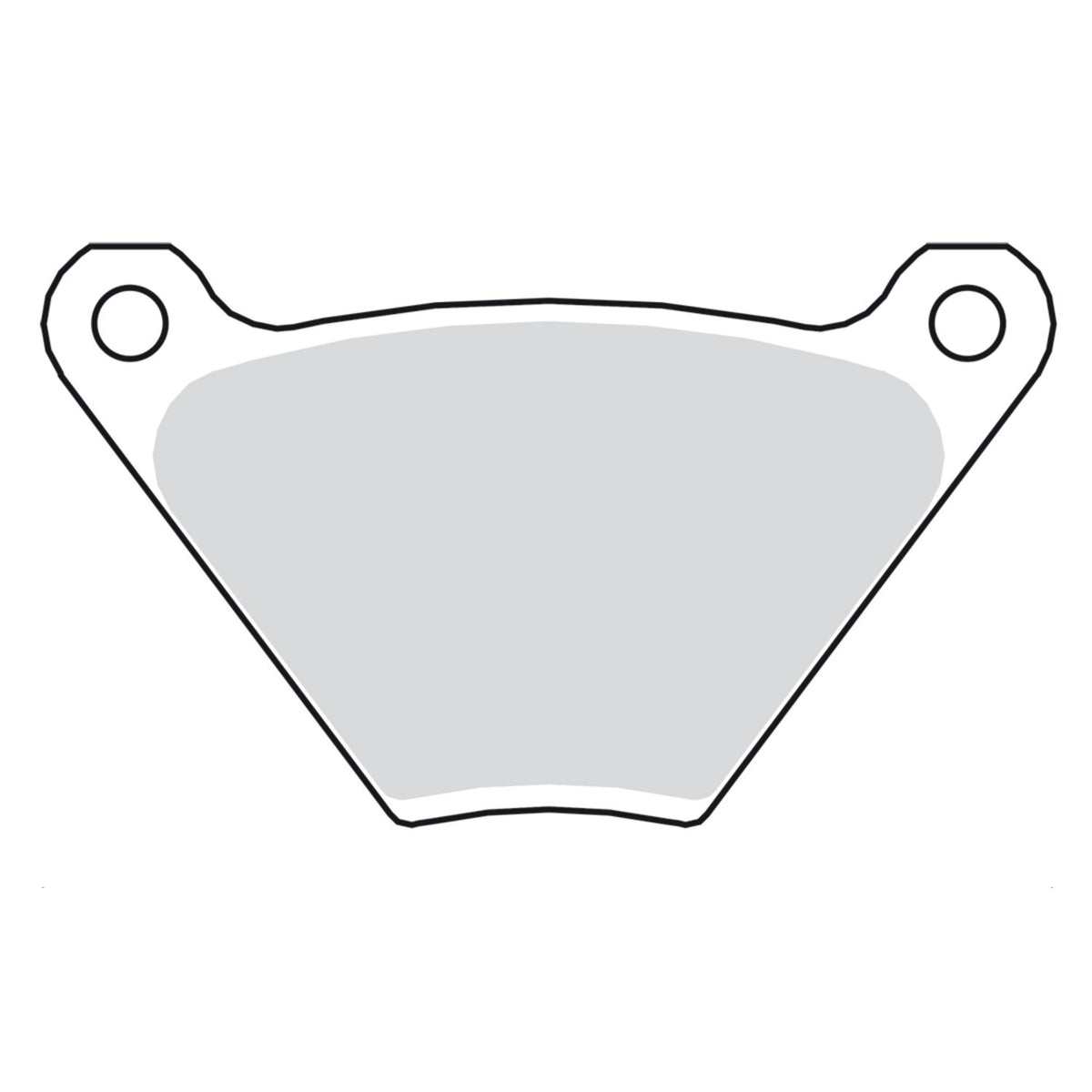 EBC, brake pad set. Organic
