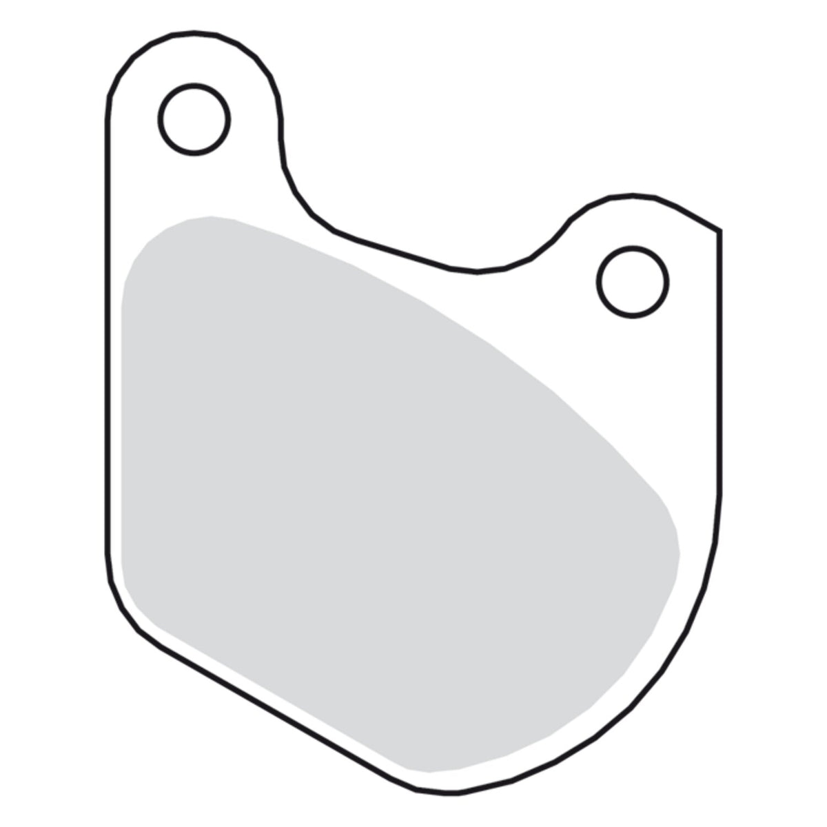 EBC, V-Pad Semi Sintered brake pads